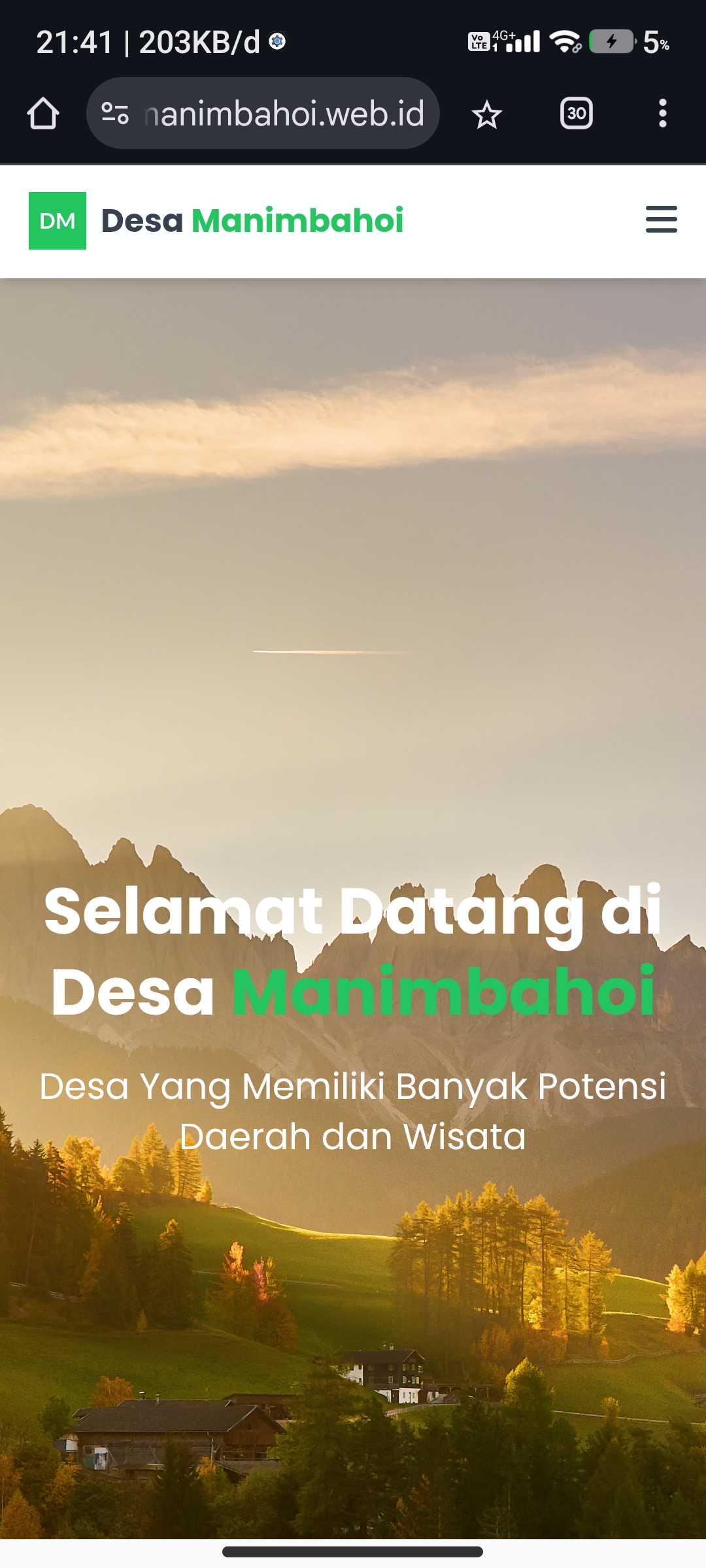 web desa manimbahoi